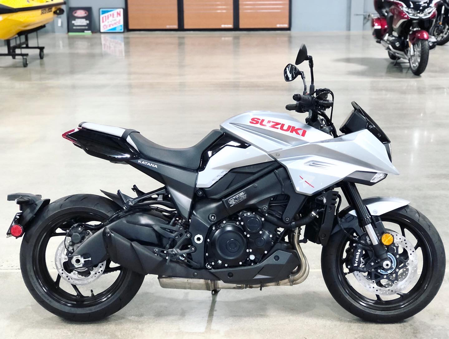 New Suzuki Katana Metallic Mystic Silver Motorcycles In Corona Ca N A