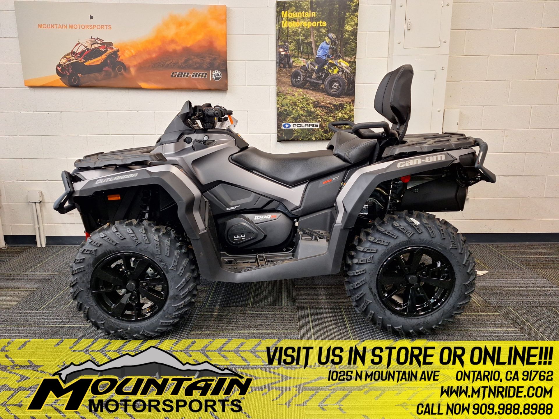 New 2024 CanAm Outlander MAX XT 1000R ATVs in Ontario CA BR23303