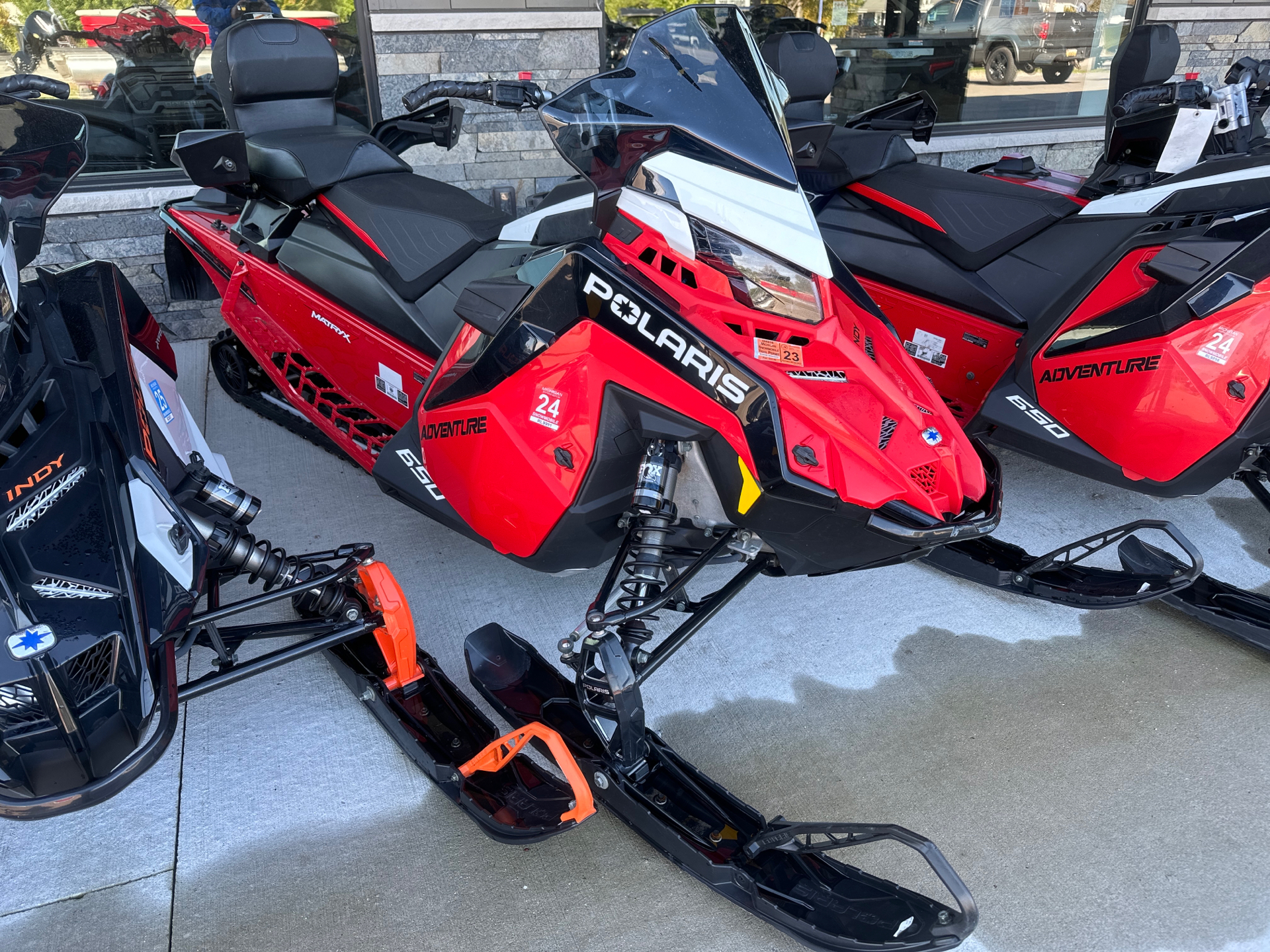 2022 Polaris 650 Indy Adventure 137 Factory Choice in Petoskey, Michigan - Photo 1