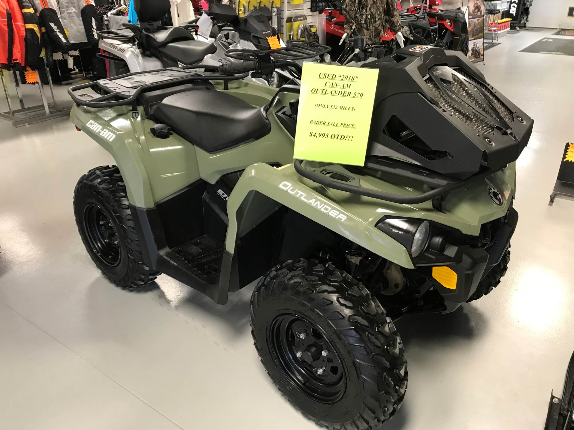 2018 CanAm™ Outlander 570 For Sale Hillman, MI 35643