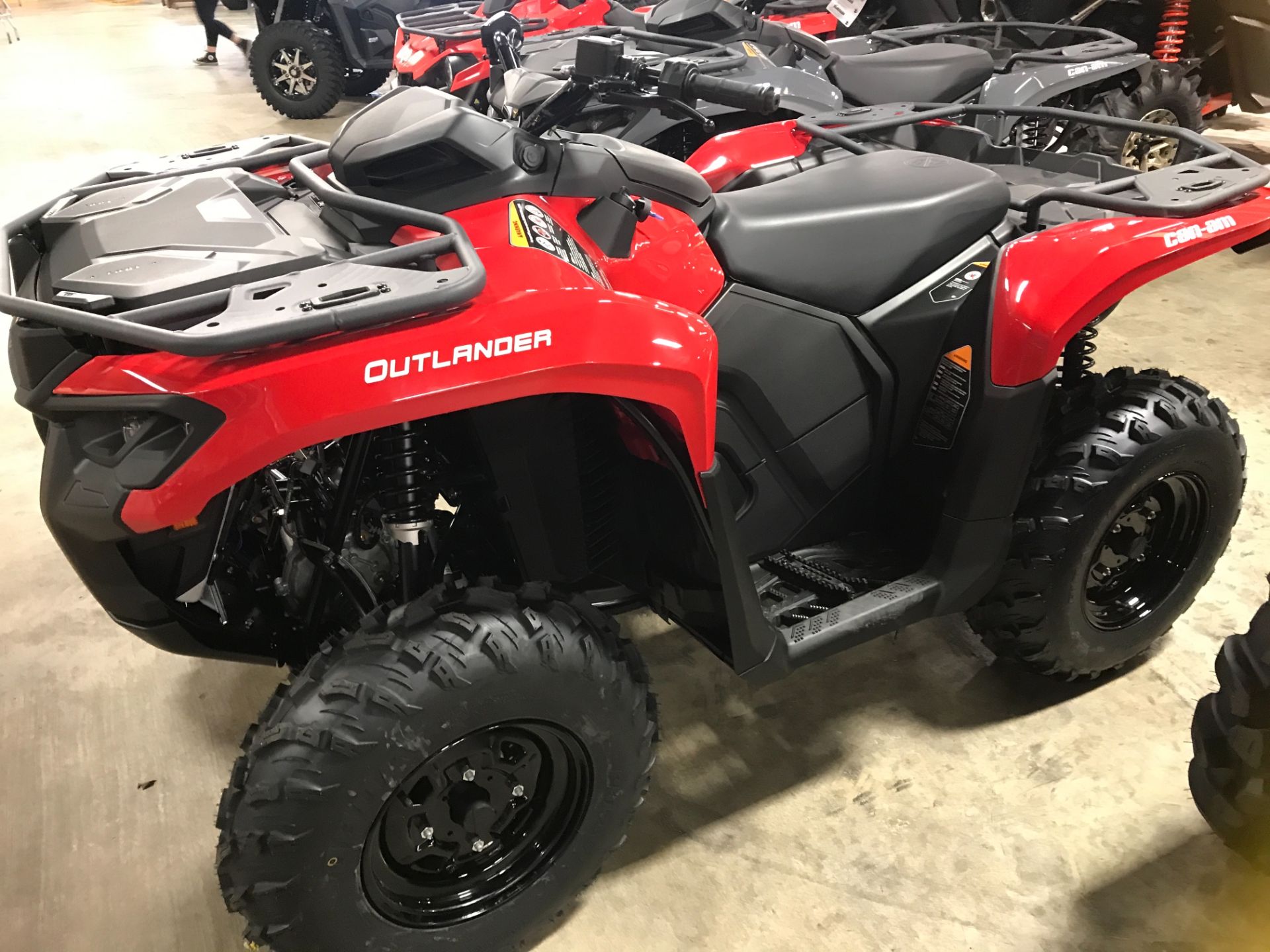 New 2024 Can Am Outlander DPS 700 Legion Red ATVs In Hillman MI   6000000001 