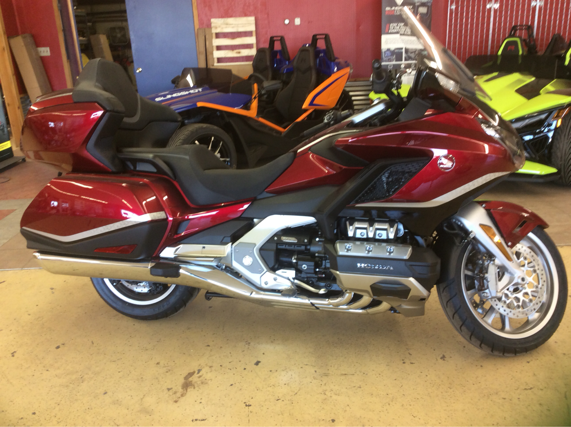 New 2021 Honda Gold Wing Tour Automatic Dct Candy Ardent Red Motorcycles In Clovis Nm H300023c