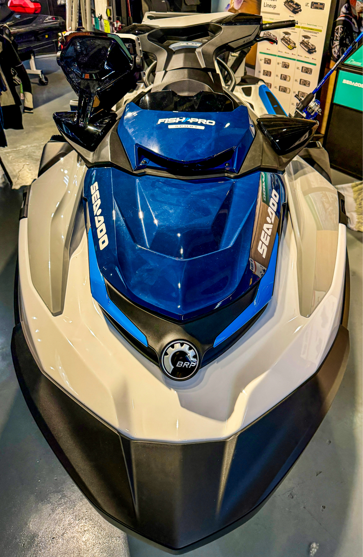 2023 Sea-Doo FishPro Sport 170 + iDF iBR Sound System in Enfield, Connecticut - Photo 11