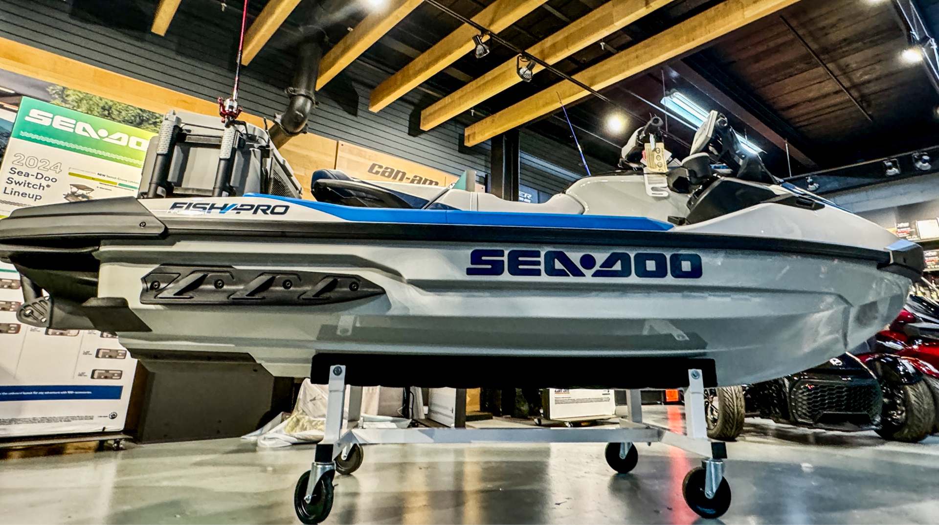 2023 Sea-Doo FishPro Sport 170 + iDF iBR Sound System in Enfield, Connecticut - Photo 18