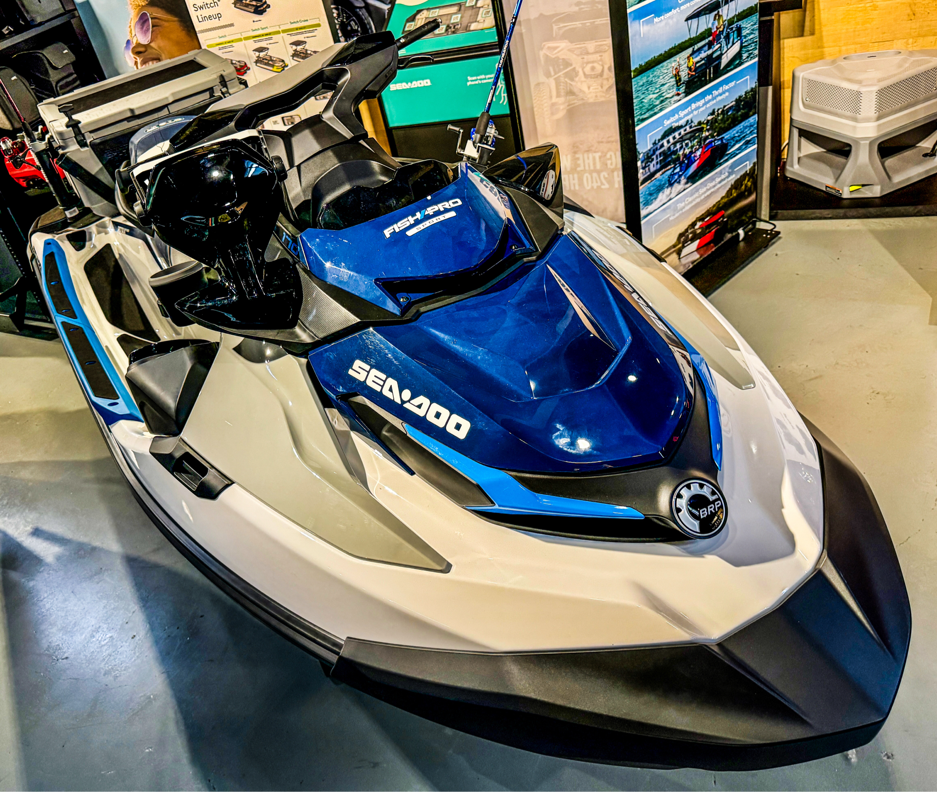 2023 Sea-Doo FishPro Sport 170 + iDF iBR Sound System in Enfield, Connecticut - Photo 15