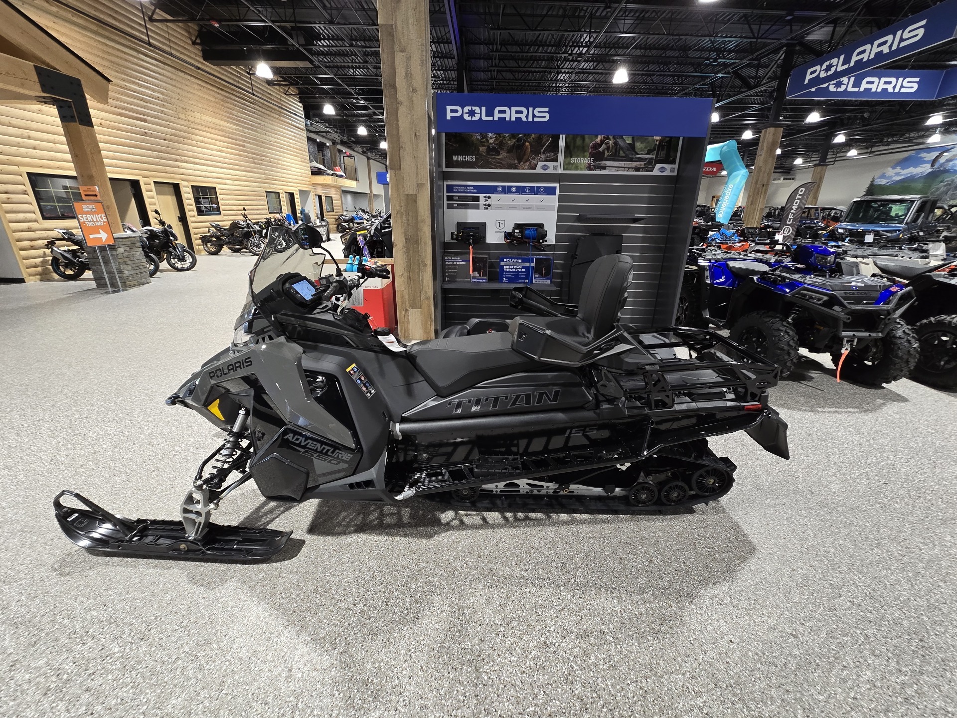 2025 Polaris 650 TITAN Adventure 155 1.8 in. ES in Gorham, New Hampshire - Photo 8