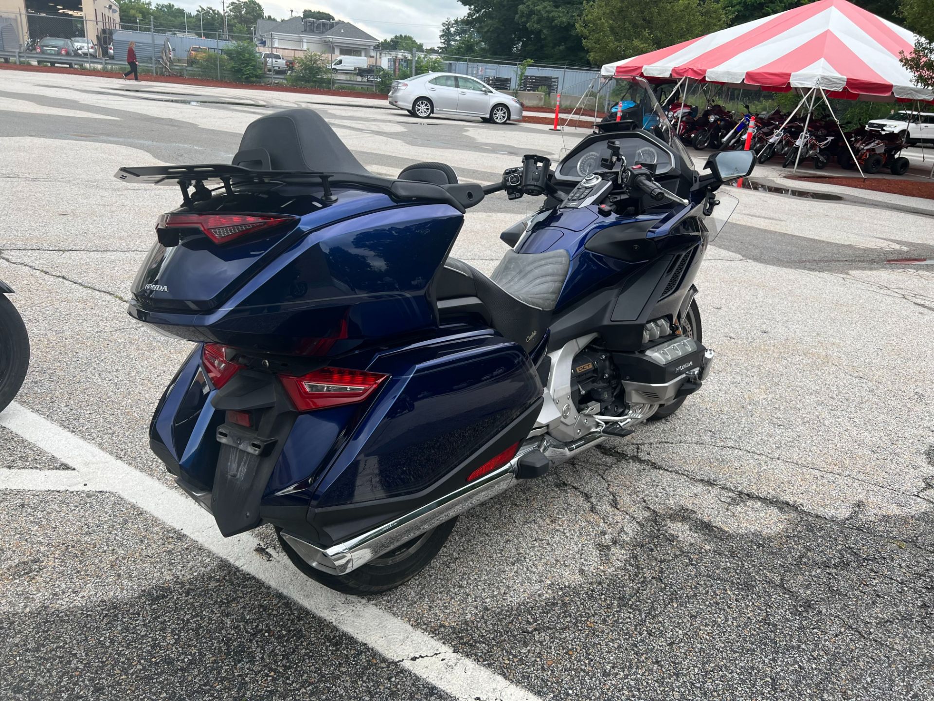 Used 2018 Honda GOLD WING TOUR DCT BLUE Motorcycles For Sale in ...