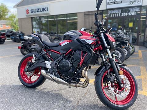 2024 Kawasaki Z650 ABS in North Chelmsford, Massachusetts - Photo 6