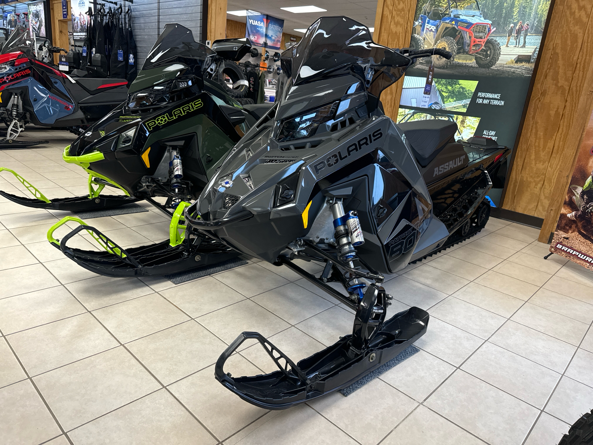 2024 Polaris Patriot Boost Switchback Assault 146 SC ES in Topsham, Maine - Photo 1