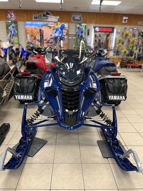 New 2024 Yamaha SRViper L-TX GT Ink Blue / Frost Silver Snowmobiles For ...