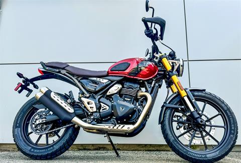 2024 Triumph Scrambler 400 X in Foxboro, Massachusetts