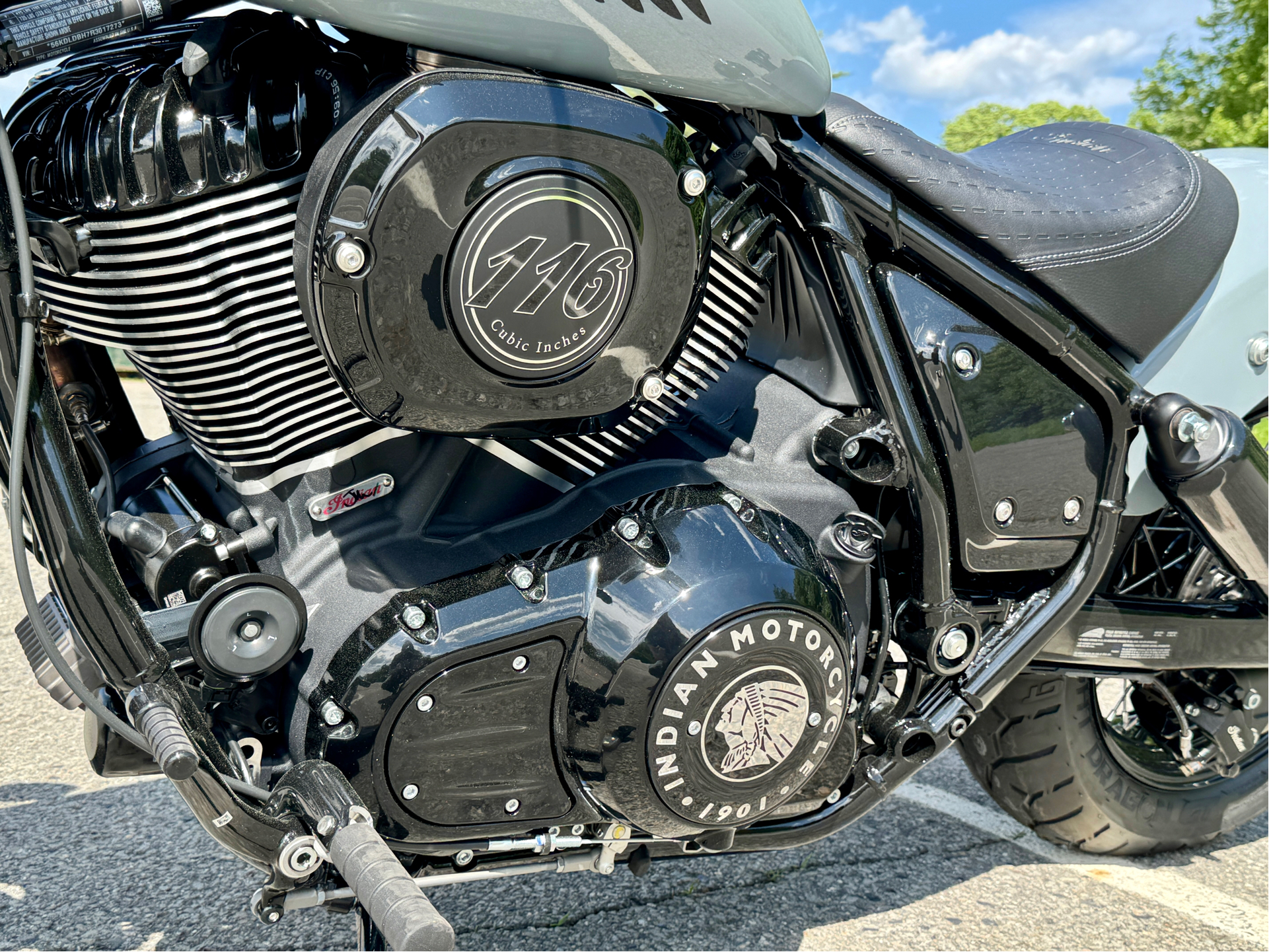 2024 Indian Motorcycle Chief Bobber Dark Horse® in Foxboro, Massachusetts - Photo 8