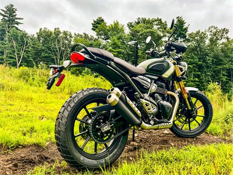 2024 Triumph Scrambler 400 X in Foxboro, Massachusetts