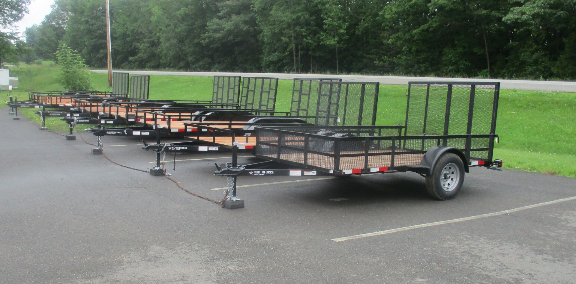 2023 North Force 6x10 UTILITY TRAILER WITH MESH SIDE in Newport, Maine - Photo 2