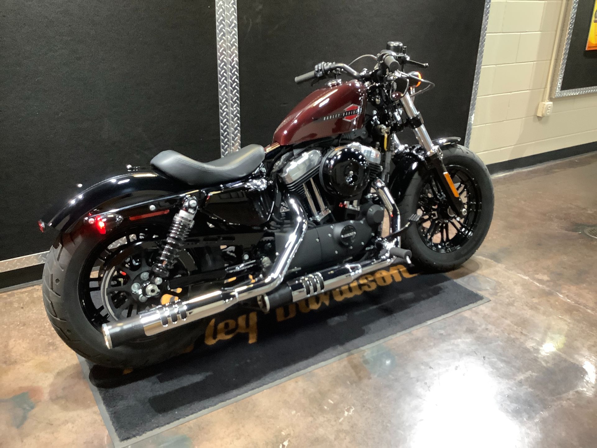 Used 2021 Harley Davidson Forty Eight Motorcycles In Burlington Ia 404986 Midnight Crimson