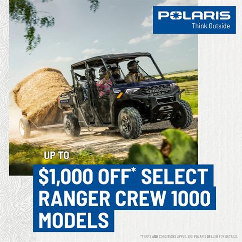 2023 Polaris Ranger Crew 1000 Premium in Tampa, Florida - Photo 2