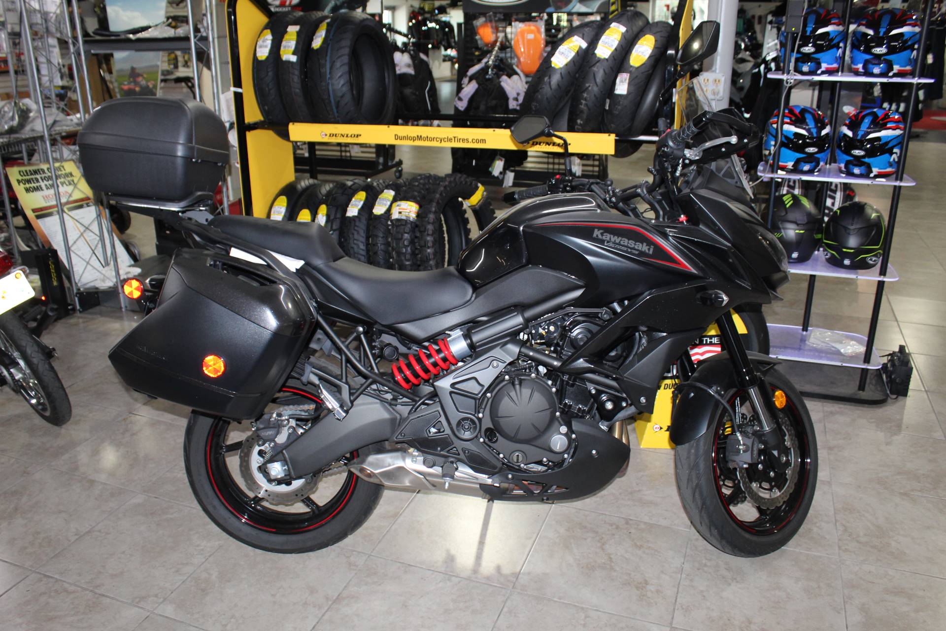 Used 2018 Kawasaki Versys 650 Lt Motorcycles In Sarasota Fl Ukm234 Metallic Flat Spark Black Metallic Carbon Gray