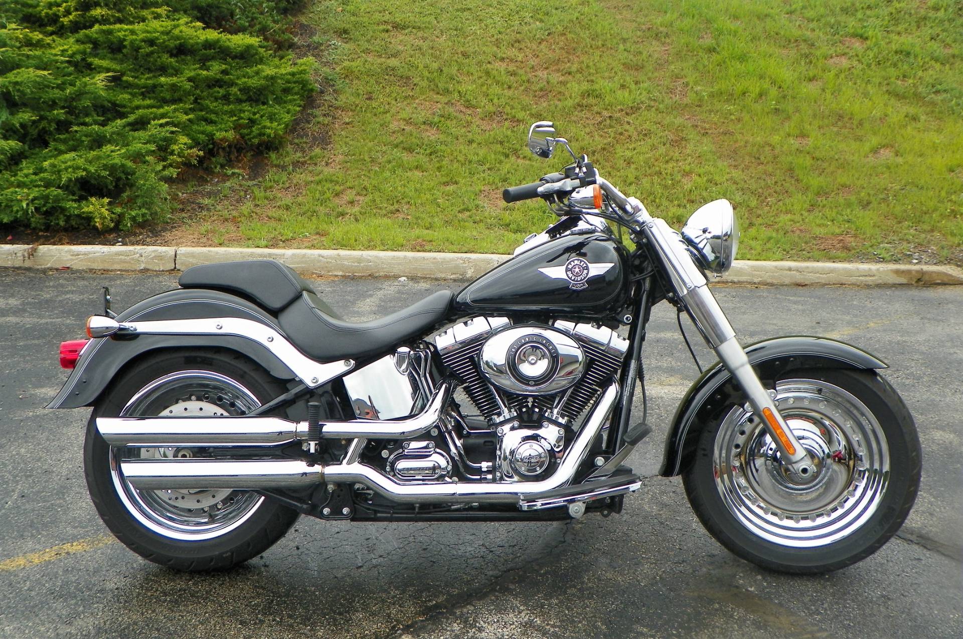 Used 2013 Harley Davidson Softail Fat Boy Vivid Black 