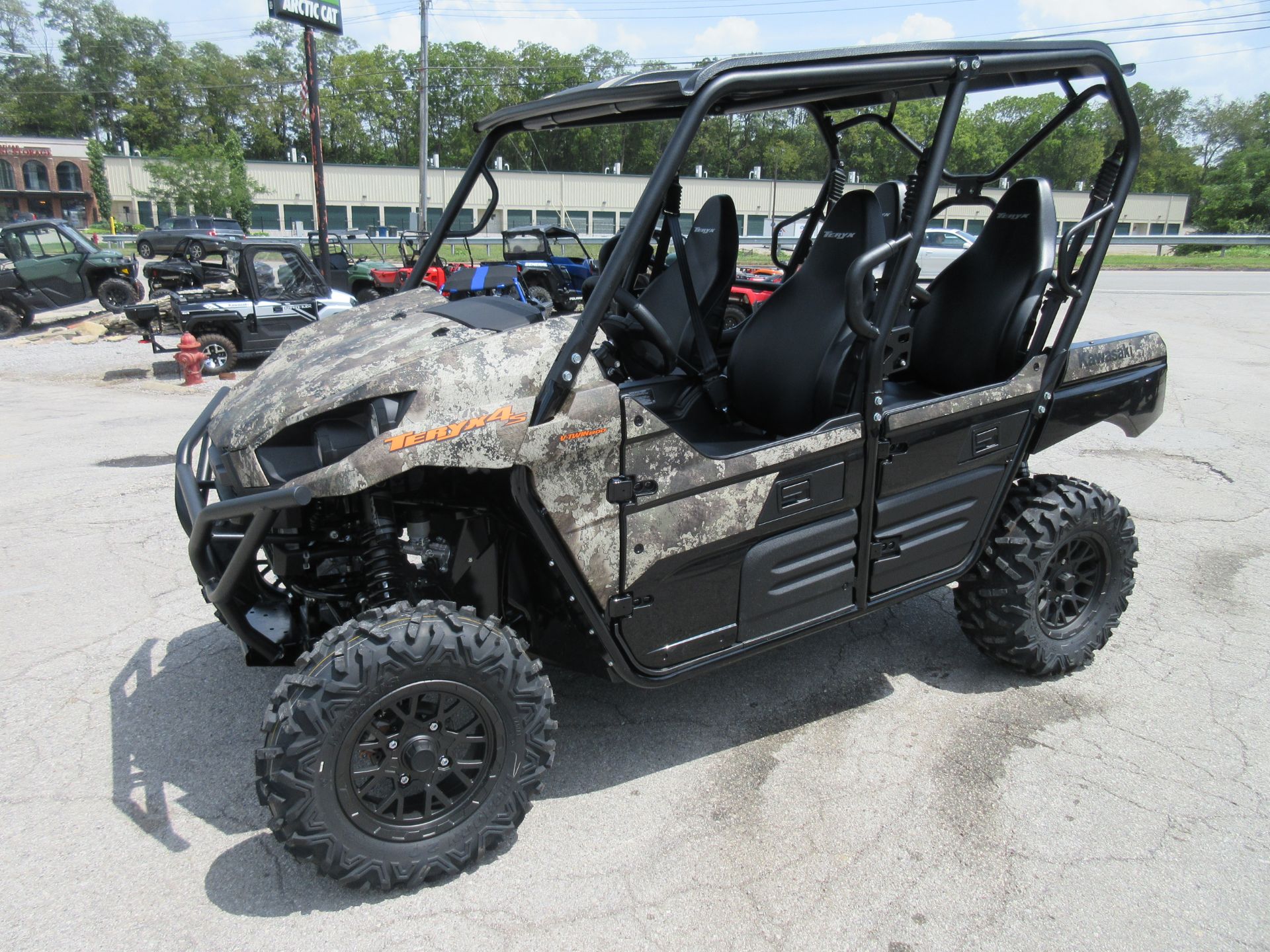 2025 Kawasaki Teryx4 S Camo in Georgetown, Kentucky - Photo 5