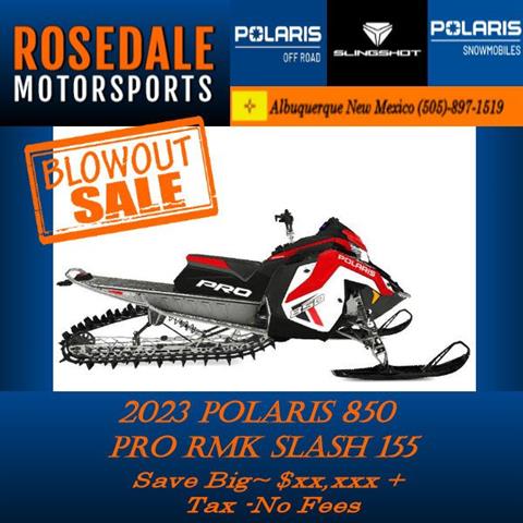 2023 Polaris 850 PRO RMK Slash 155 in Albuquerque, New Mexico