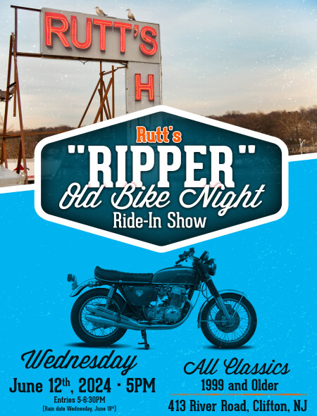 Rutt's "RIPPER" Old Bike Night Ride-In Show