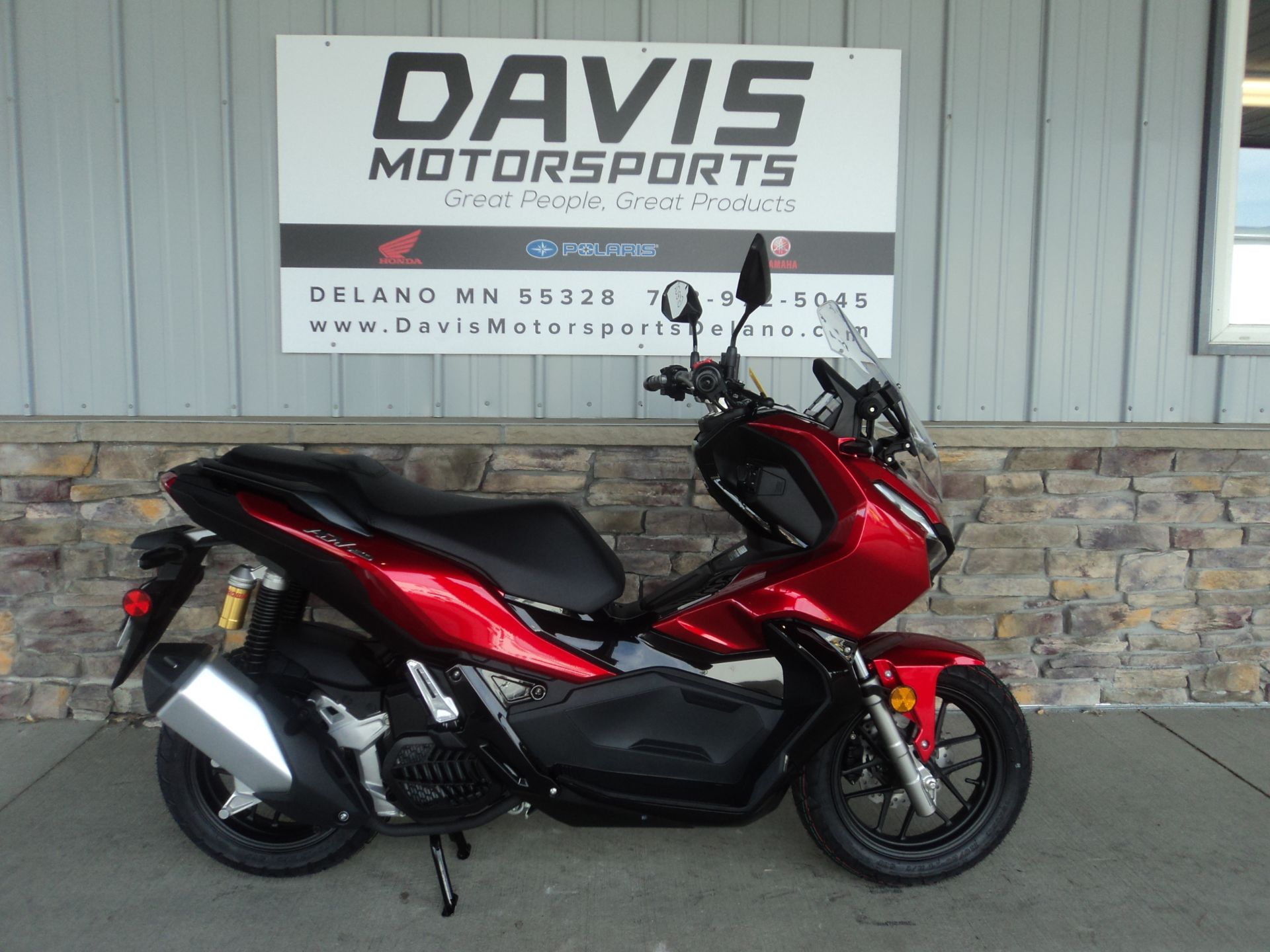 New 22 Honda Adv150 Scooters In Delano Mn N A Candy Rose Red
