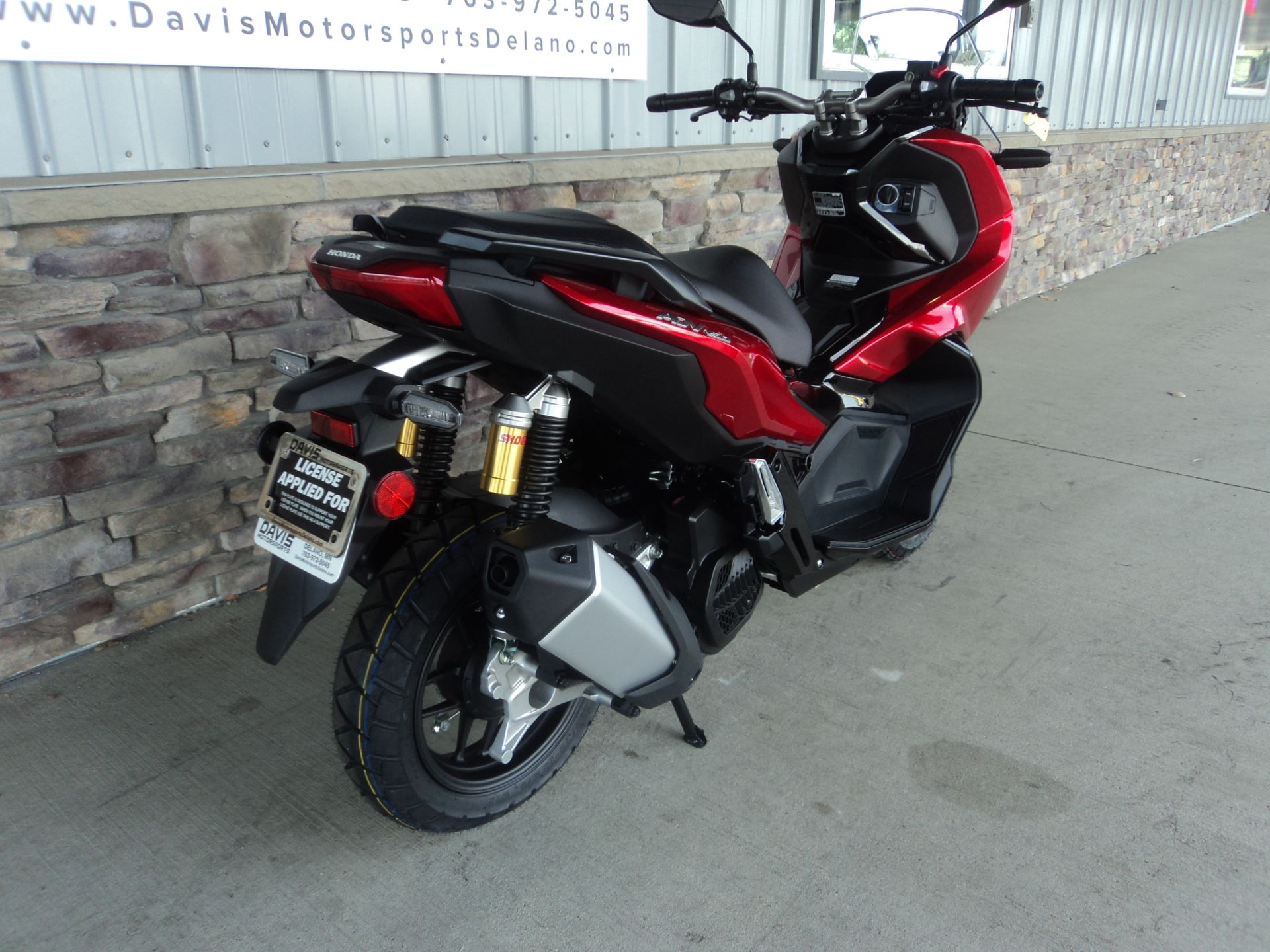 New 22 Honda Adv150 Scooters In Delano Mn N A Candy Rose Red