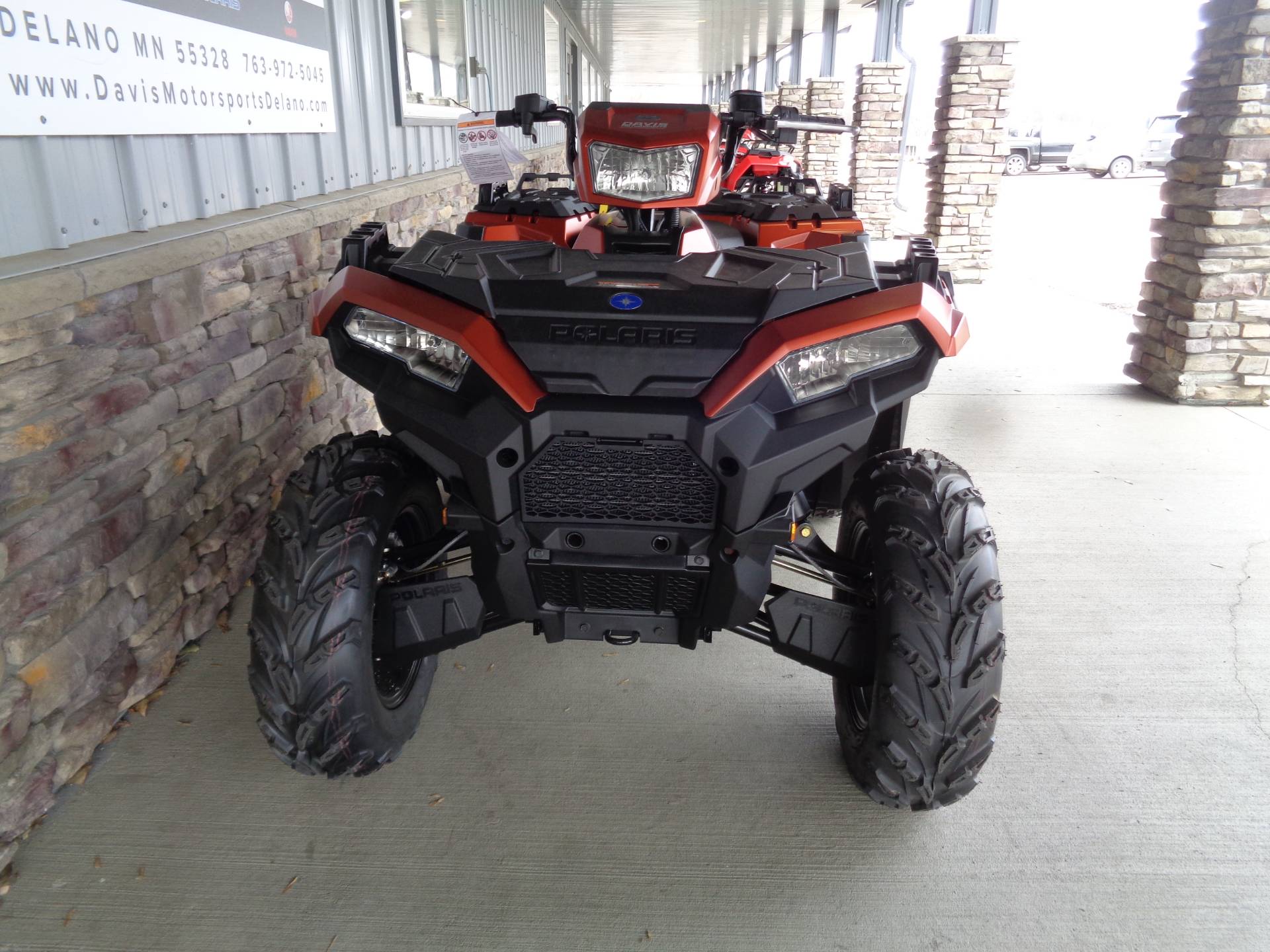 New 21 Polaris Sportsman 850 Premium Atvs In Delano Mn N A Matte Orange Rust