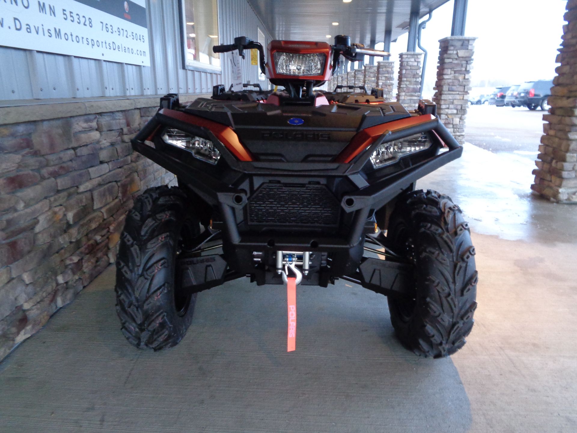 New 22 Polaris Sportsman 850 Ultimate Trail Atvs In Delano Mn N A Matte Orange Rust