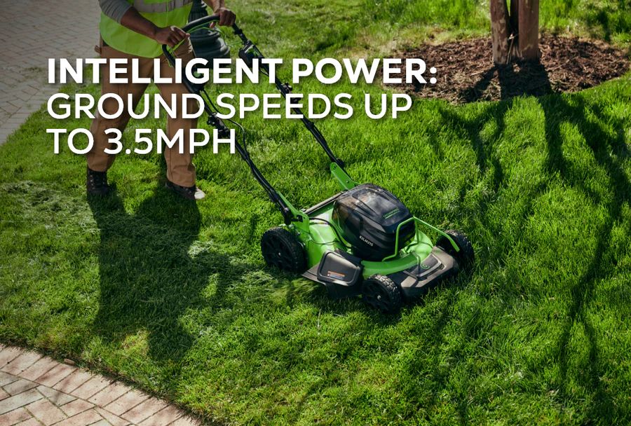 2023 Greenworks Tools 82V 21" Brushless Self-Propelled Mower with 8Ah Battery and Dual Port Charger in North Adams, Massachusetts - Photo 8