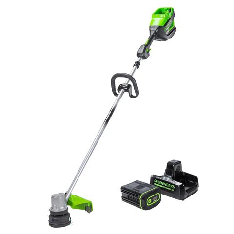2023 Greenworks Tools 82V 1.5kW String Trimmer with 4Ah Battery and Dual Port Charger in North Adams, Massachusetts - Photo 1