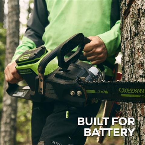 2023 Greenworks Tools 82V 20" 3.4kW Chainsaw with 4Ah Battery and Dual Port Charger in North Adams, Massachusetts - Photo 6