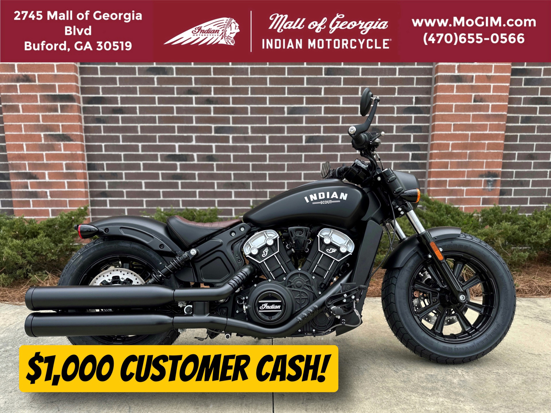 2023 Indian Motorcycle Scout® Bobber ABS in Buford, Georgia - Photo 1