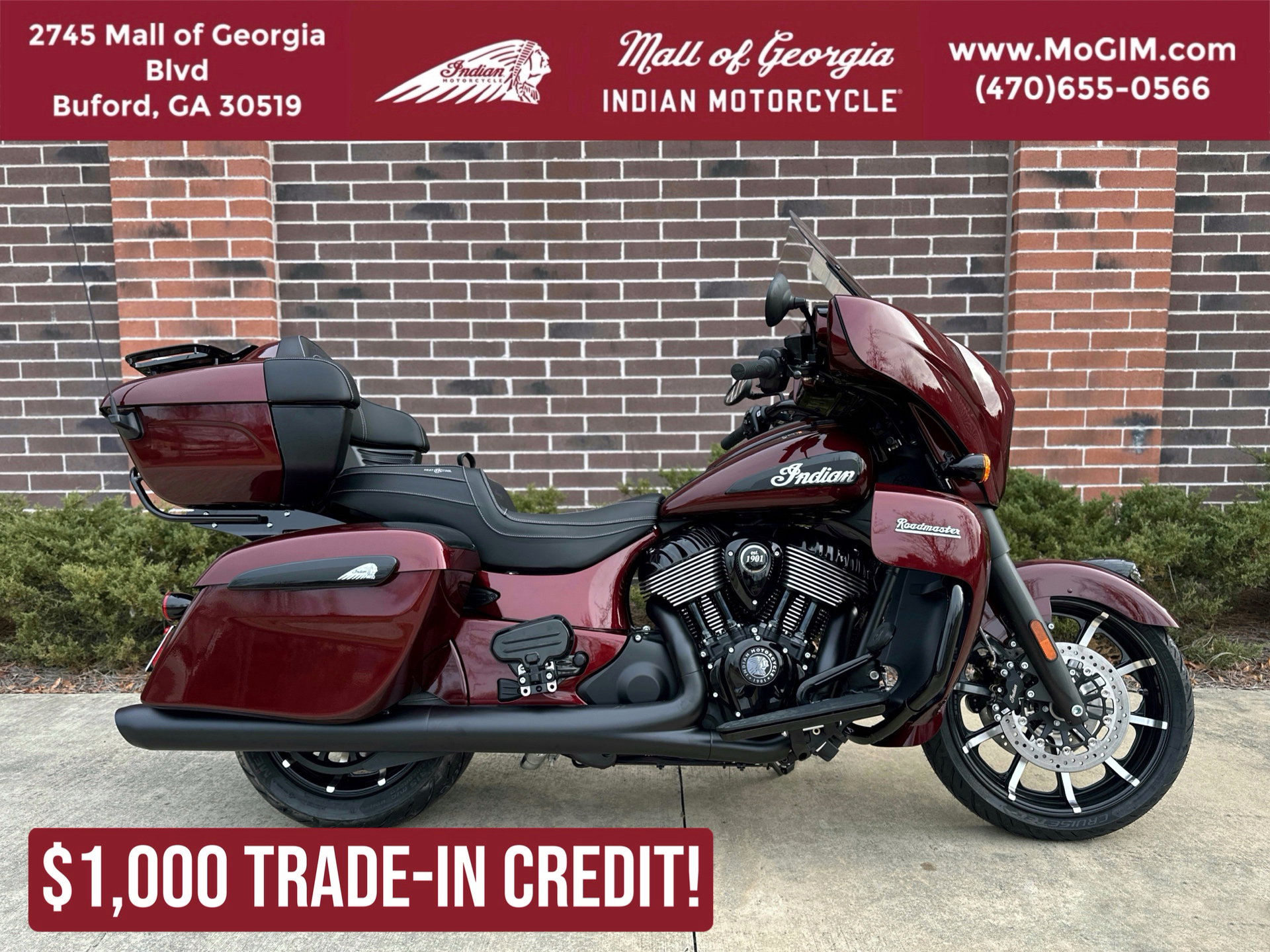 2024 Indian Motorcycle Roadmaster® Dark Horse® with PowerBand Audio Package in Buford, Georgia - Photo 1