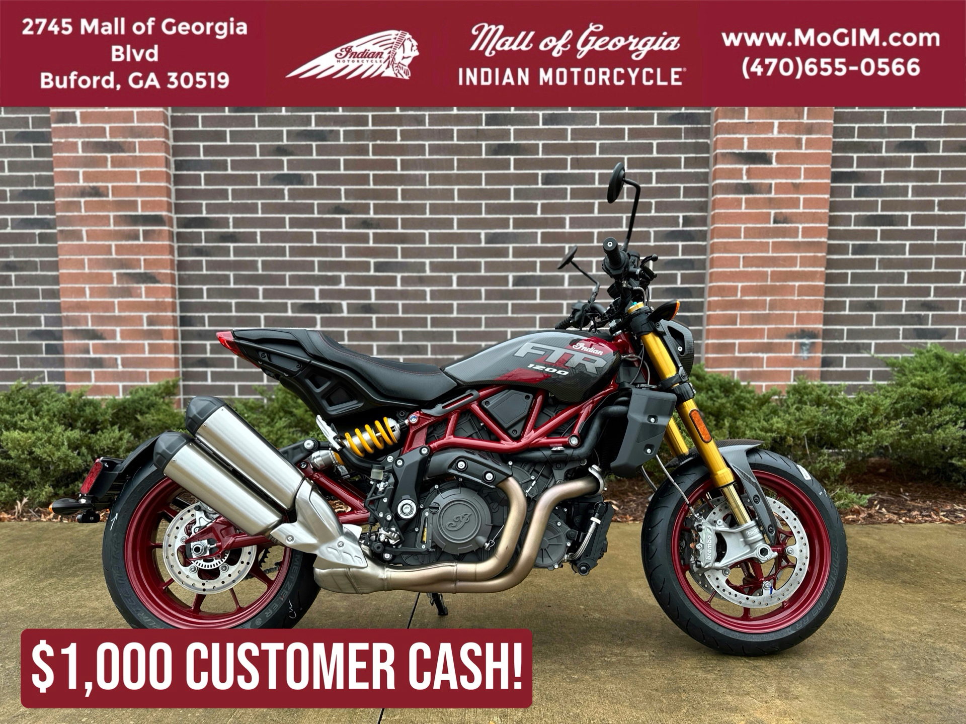2024 Indian Motorcycle FTR R Carbon in Buford, Georgia - Photo 1