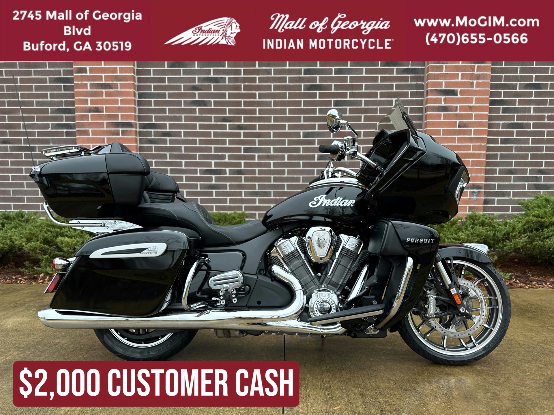 2024 Indian Motorcycle Pursuit® Limited® with PowerBand Audio Package in Buford, Georgia - Photo 1