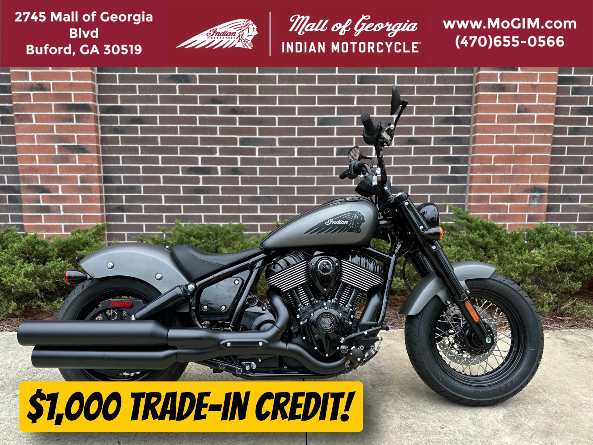 2023 Indian Motorcycle Chief Bobber Dark Horse® in Buford, Georgia - Photo 1