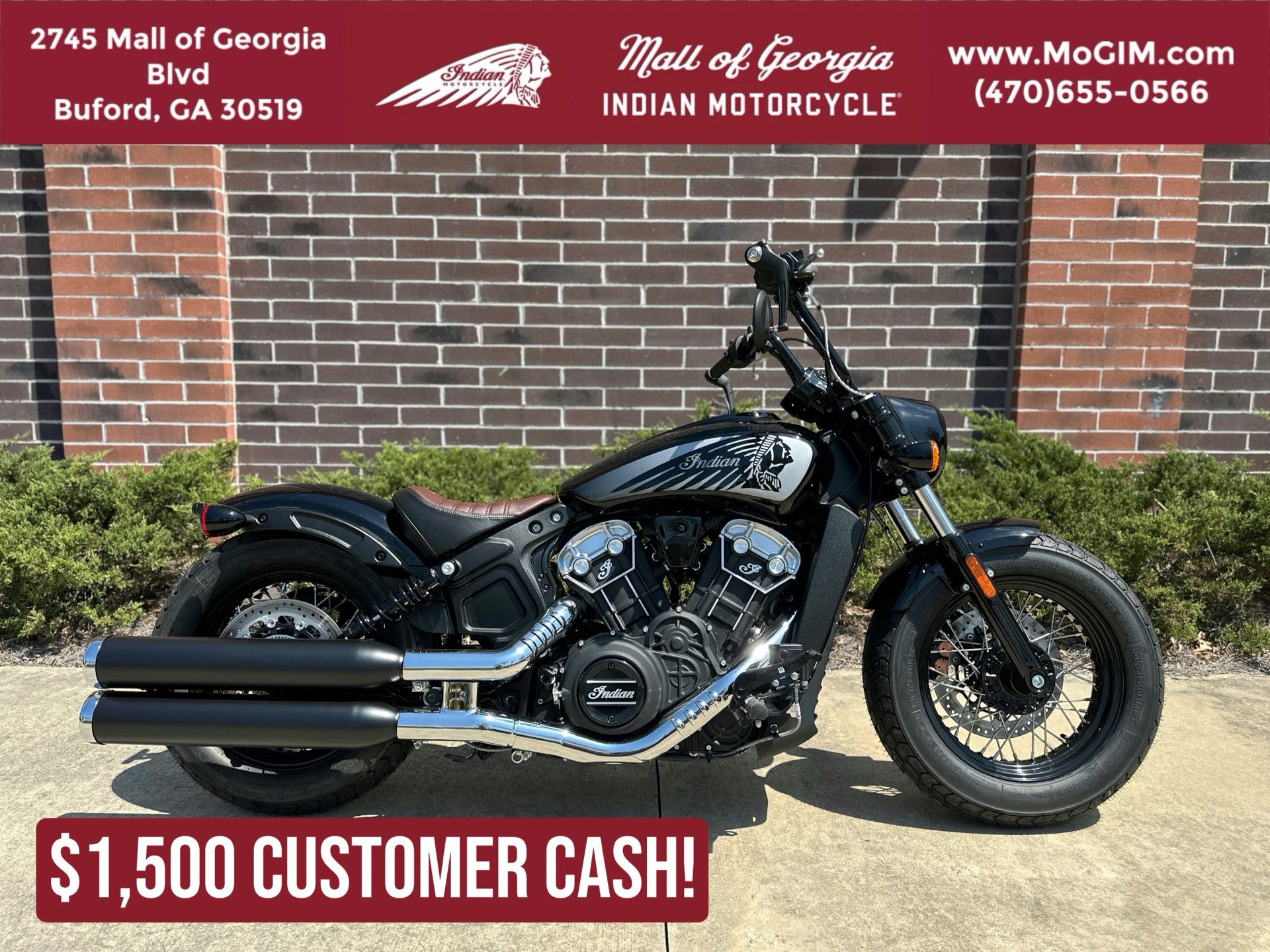 2024 Indian Motorcycle Scout® Bobber Twenty ABS in Buford, Georgia - Photo 1
