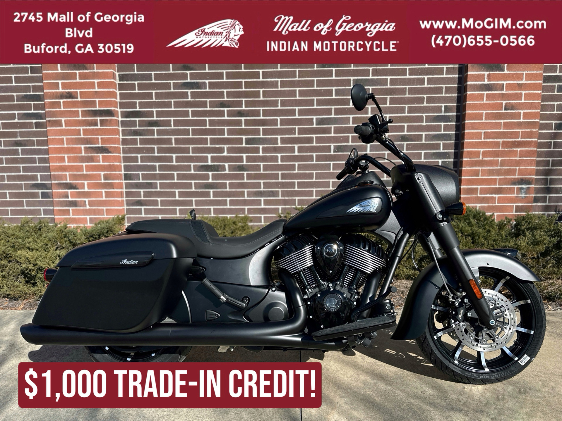 2024 Indian Motorcycle Springfield® Dark Horse® in Buford, Georgia - Photo 1