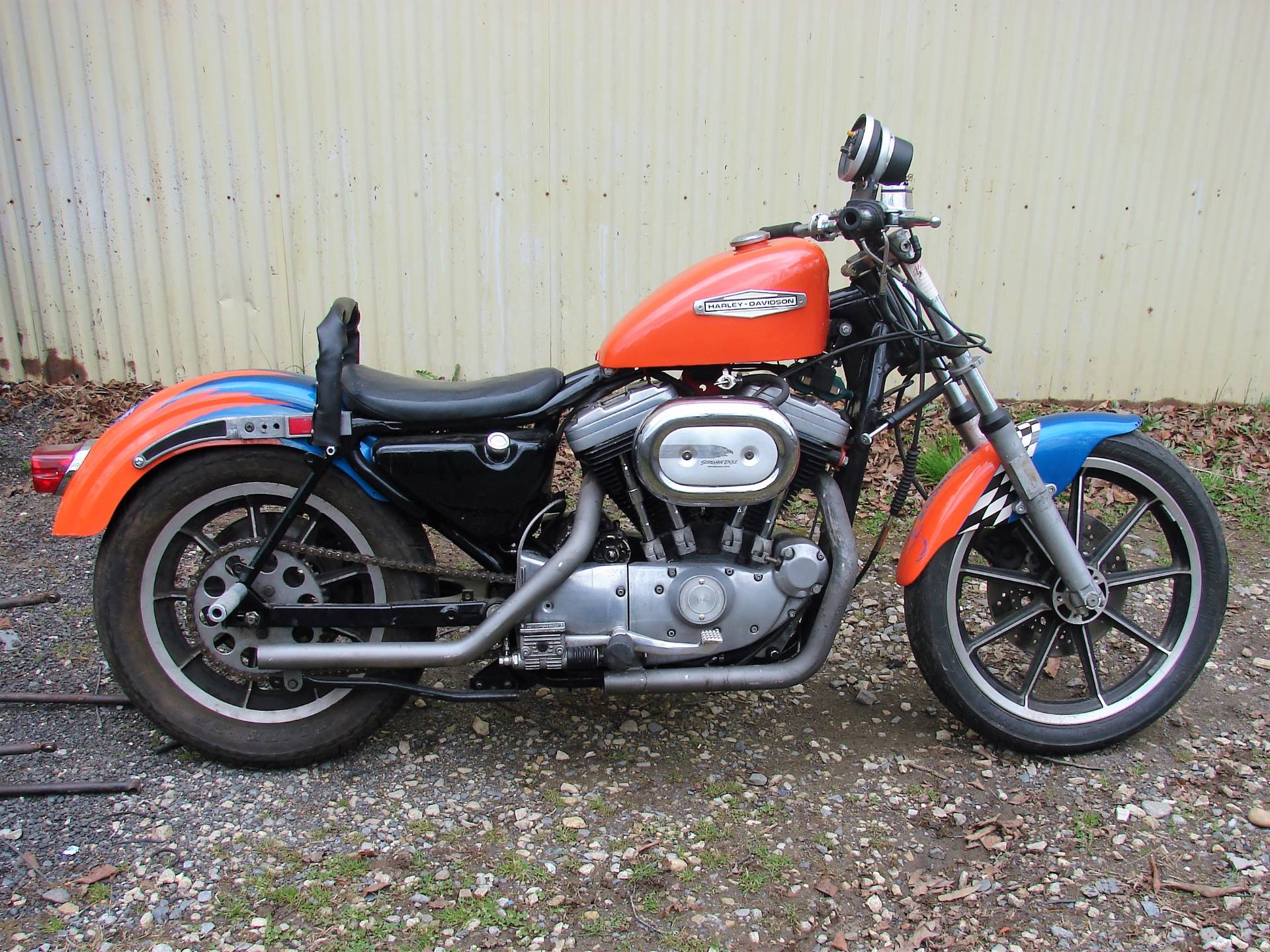Used 1988 Harley Davidson 1200 Xl Sportster Modified Racing Drag Bike Motorcycles In Williamstown Nj 7 4 20 04 Orange
