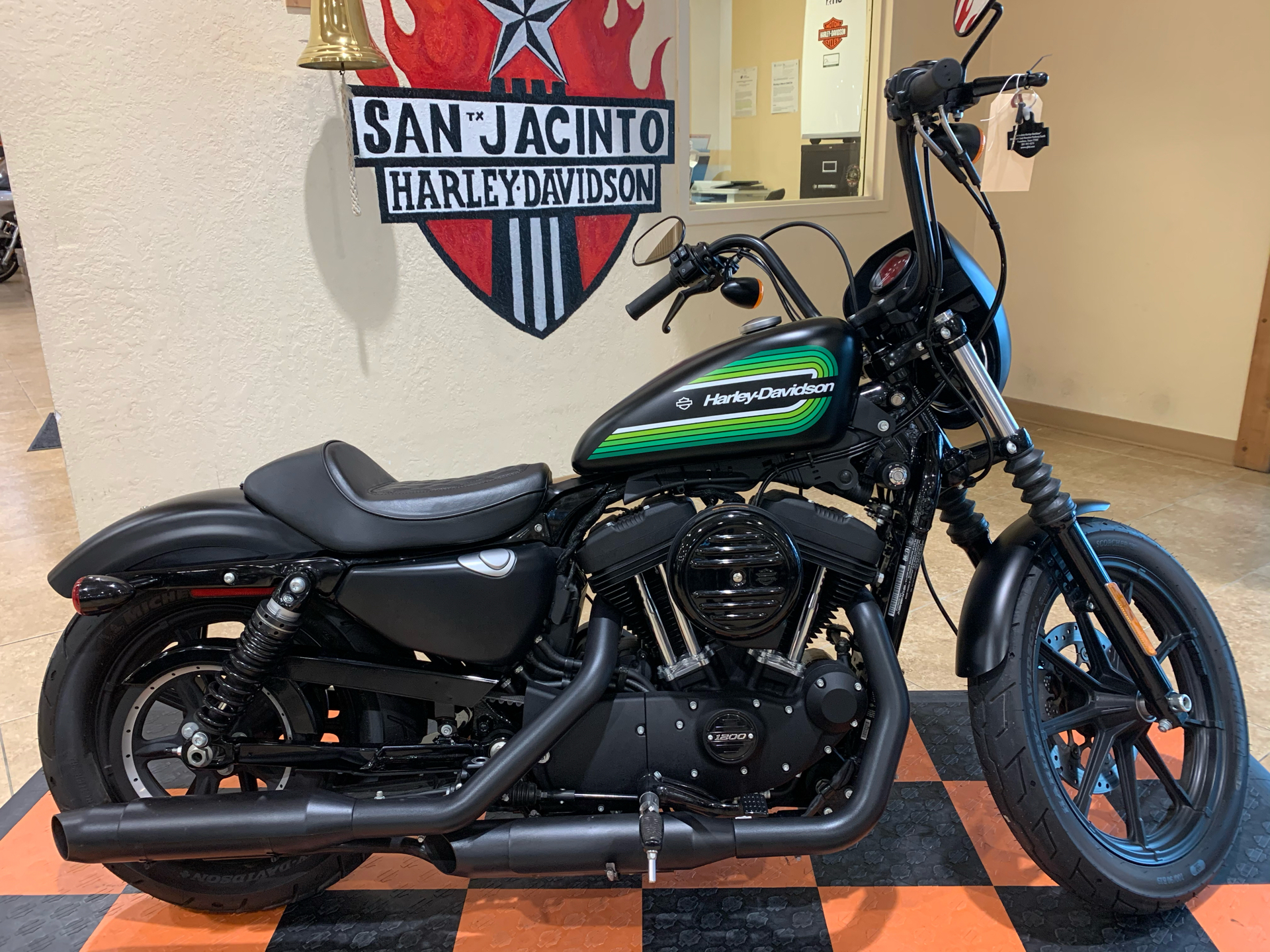 Certified Pre Owned 2021 Harley Davidson Iron 1200 Motorcycles In Pasadena Tx 400914 Black Denim