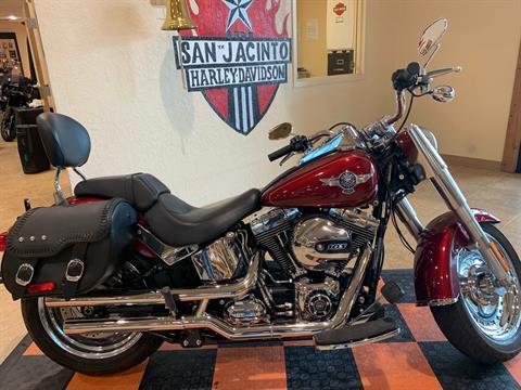Used 17 Harley Davidson Fat Boy Motorcycles In Pasadena Tx 0305 Velocity Red Sunglo