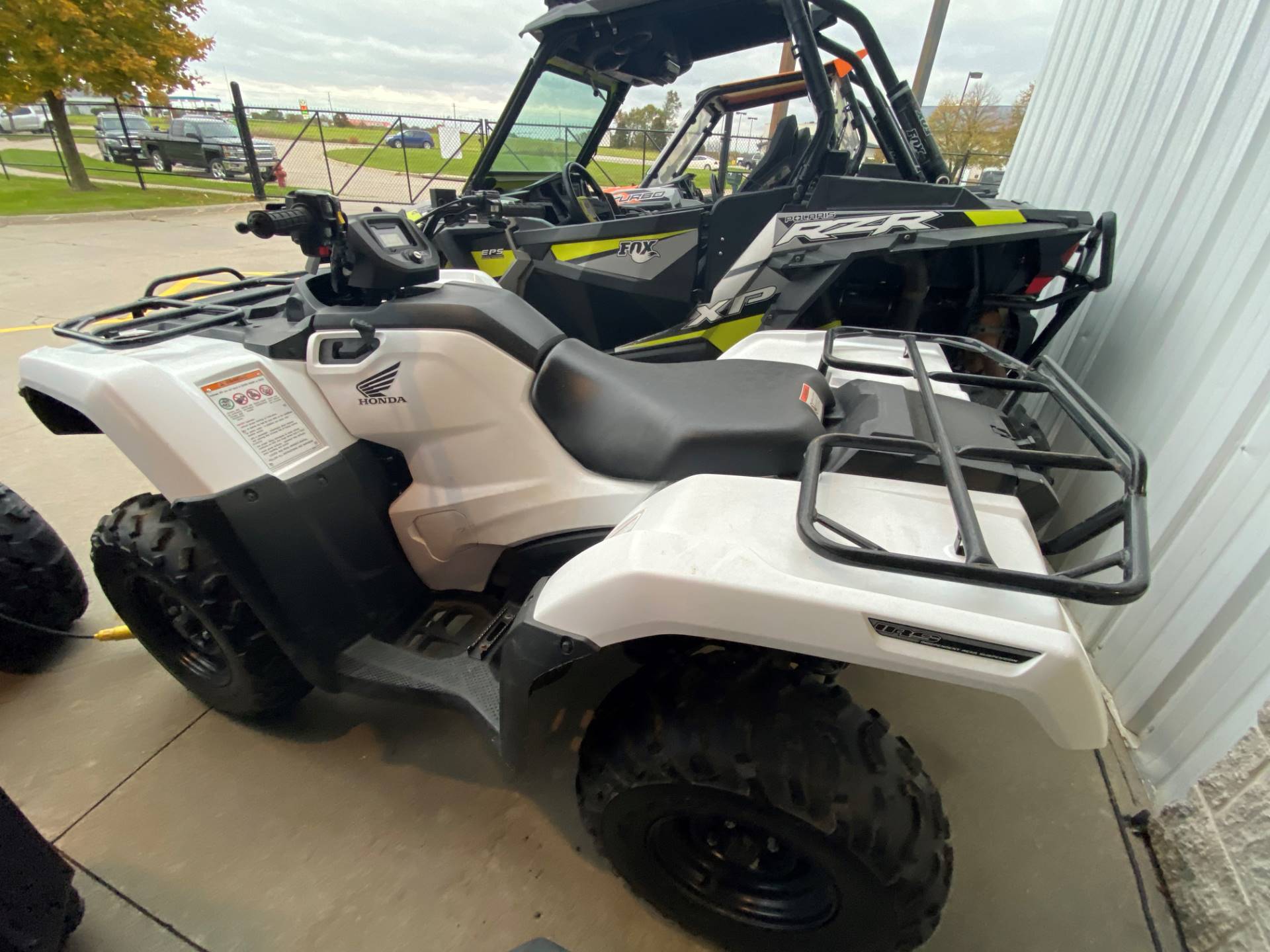 Used 2016 Honda Fourtrax Rancher 4x4 Automatic Dct Irs White