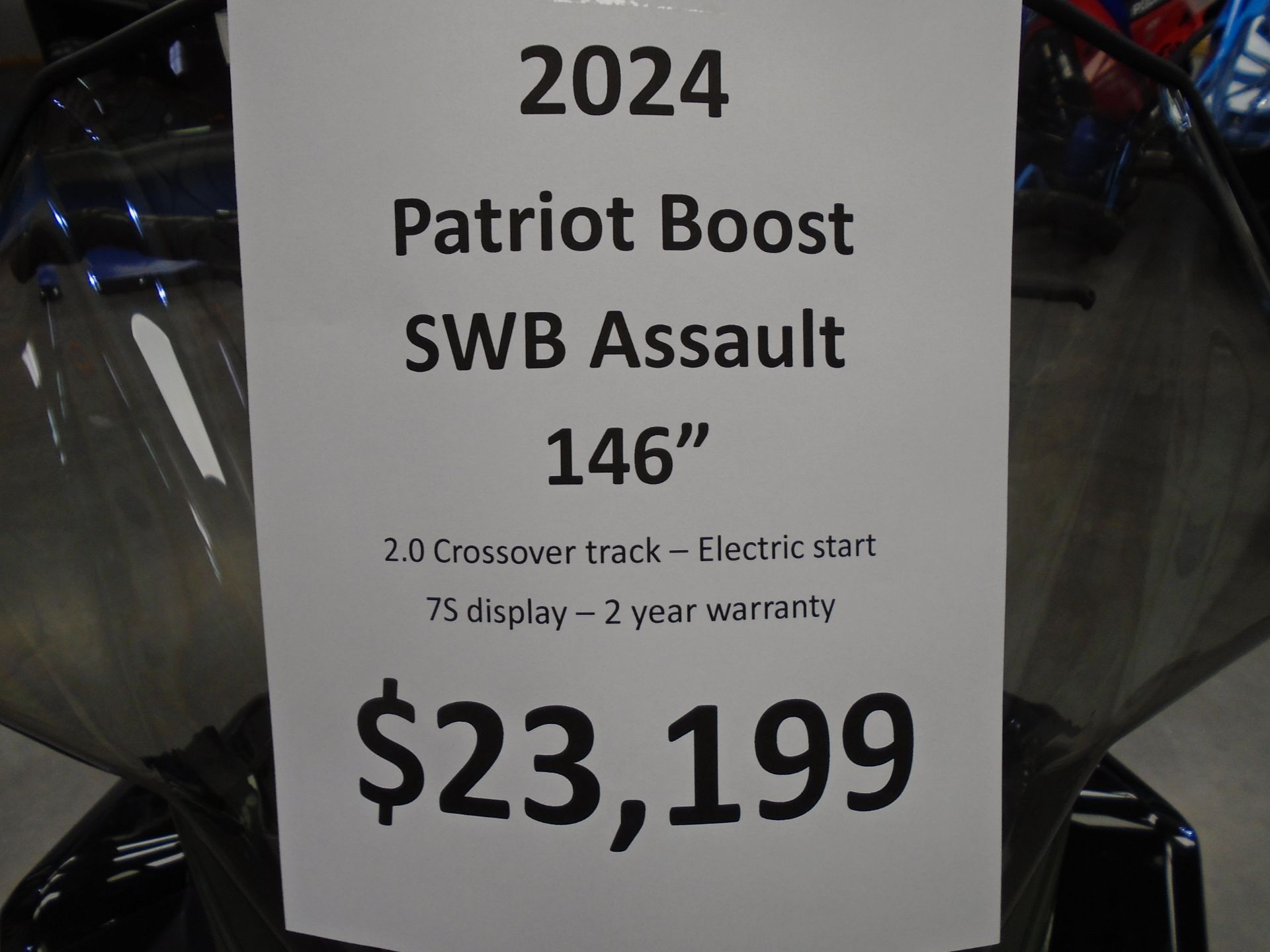 2024 Polaris Patriot Boost Switchback Assault 146 SC ES in Lake Mills, Iowa - Photo 6