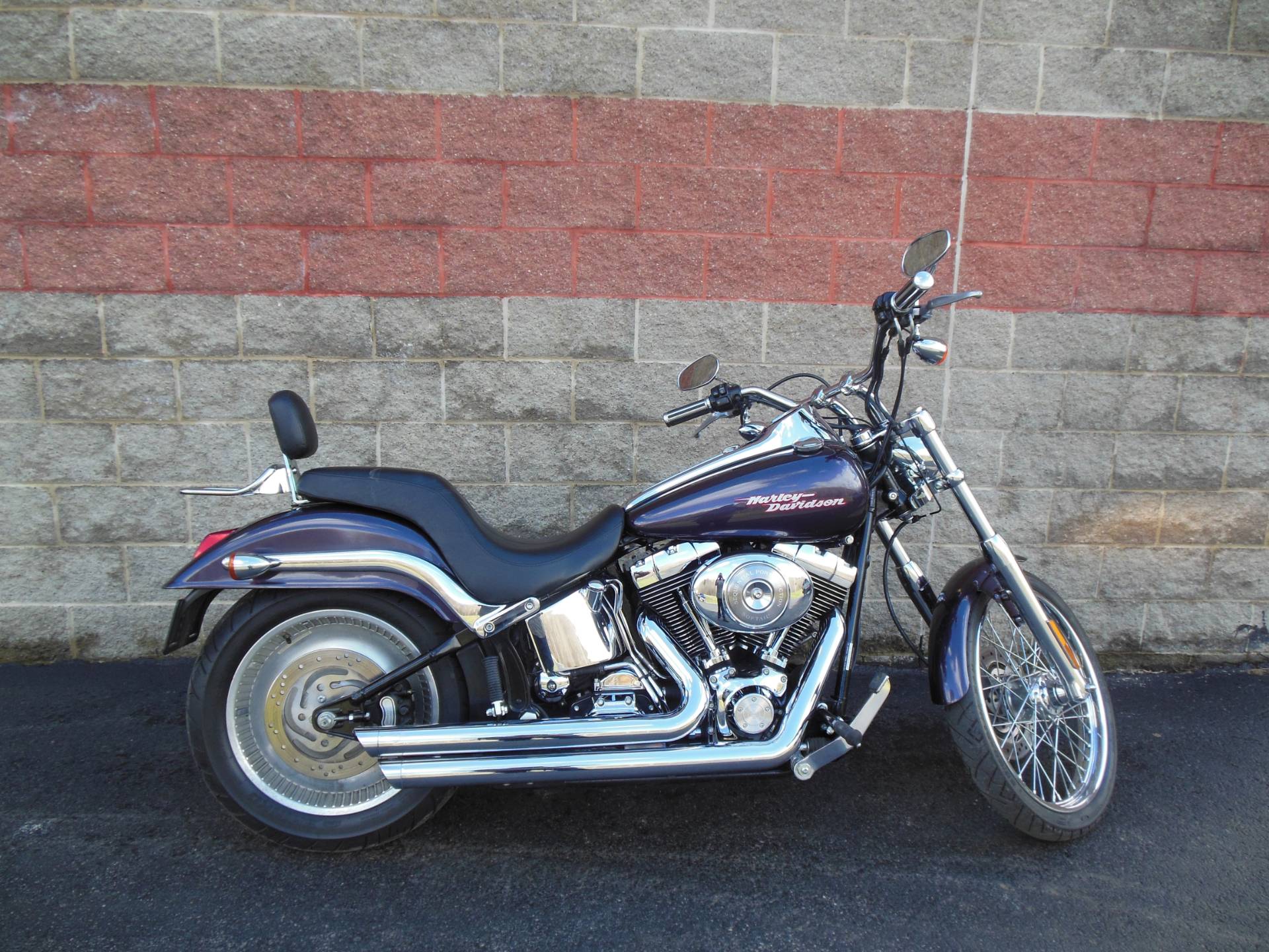 Used 2004 Harley Davidson Fxstd Fxstdi Softail Deuce Purple Motorcycles In Galeton Pa 046103