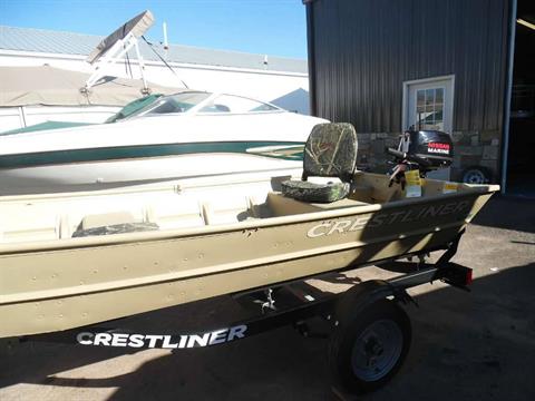 New 2016 Crestliner 12' Extra-Wide Jon Boat Package Power 