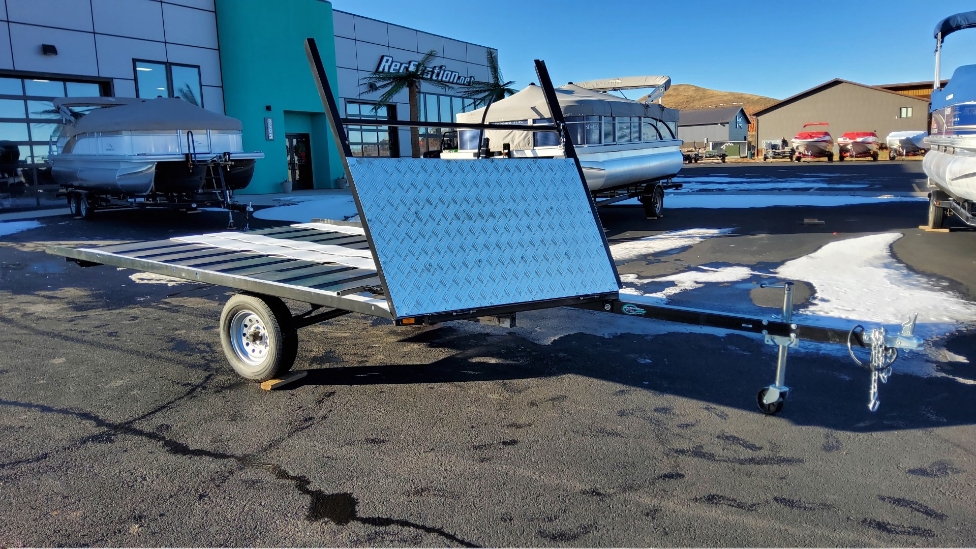 2021 Echo Trailers 2-place Snowmobile Trailer-  Drive-On/Drive-Off in Spearfish, South Dakota - Photo 1