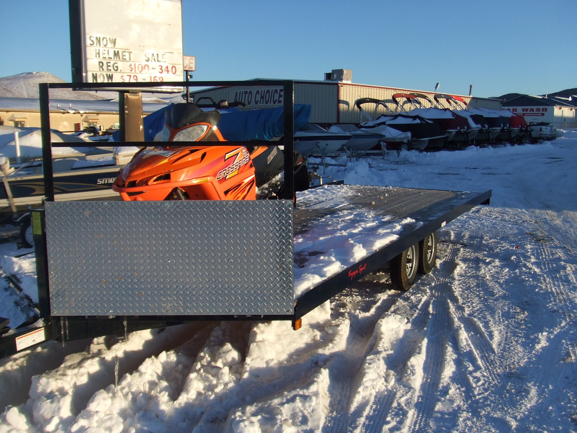 2022 Voyager Trailers 4-Place 22'+2'V Snowmobile Trailer in Spearfish, South Dakota - Photo 10