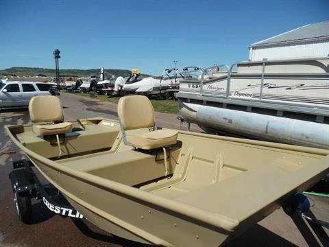 top of the line alumacraft extra wide 14ft jon boat for