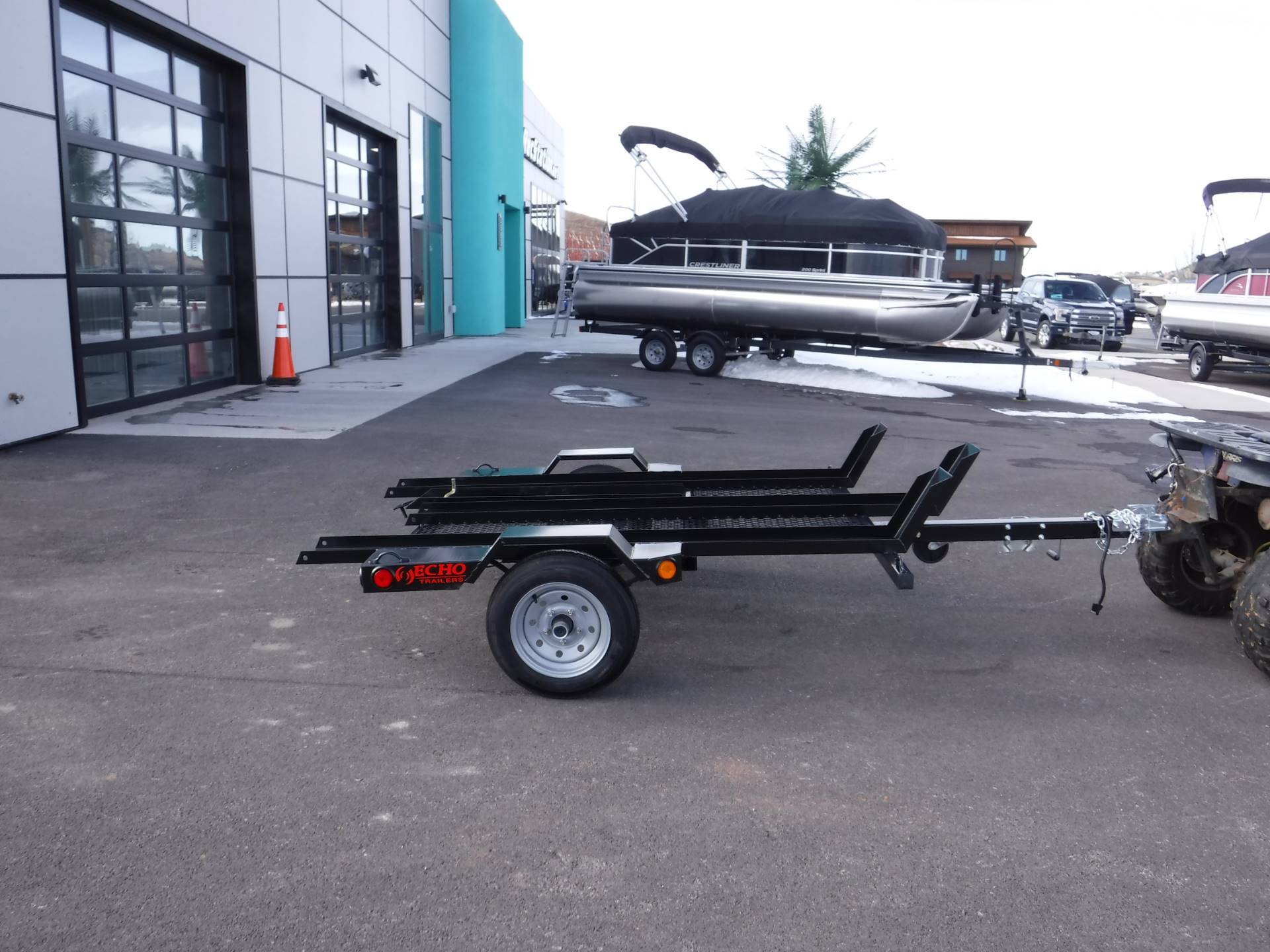 2021 Echo Trailers 3-Place Motorcycle Trailer in Spearfish, South Dakota - Photo 2